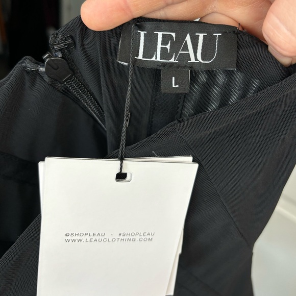 LEAU Clothing Muse Mesh Corset Top Size Large - Picture 8 of 11